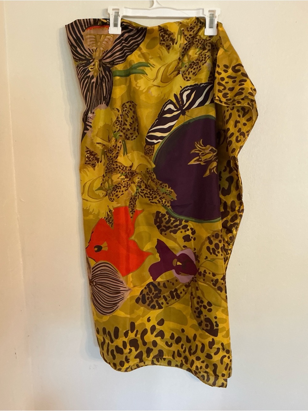 NWOT ONE SIZE Juan de Dios DE LA FALAISE  Silk Sarong